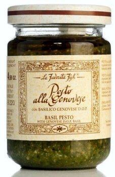 Pesto alla genovese 130 g. - La Favorita - Condimentos y salsas - GOURMANDISE SL - 7.34