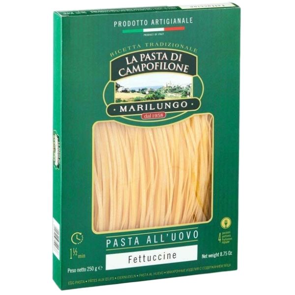 Pasta Fettuccine paquete  250 g. - Marilungo - Pasta y fideos - GOURMANDISE SL - 6.43