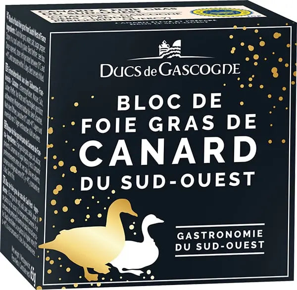Bloc Foie gras pato 65 g. - Ducs de Gascogne - Foie gras - GOURMANDISE SL - 9.03