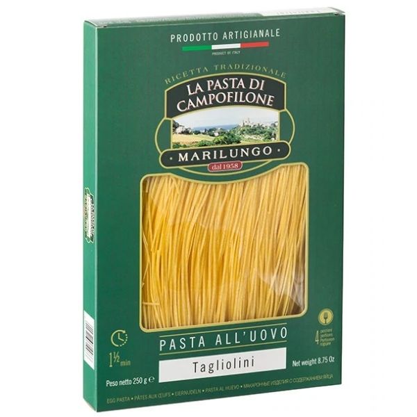 Tagliolini paquete  250 g. - Marilungo - Pasta y fideos - GOURMANDISE SL - 6.43