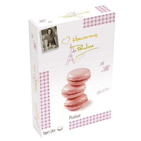 Macarons de Pauline fresa 72 g. - Macarons de Pauline -  - GOURMANDISE SL - 5.36