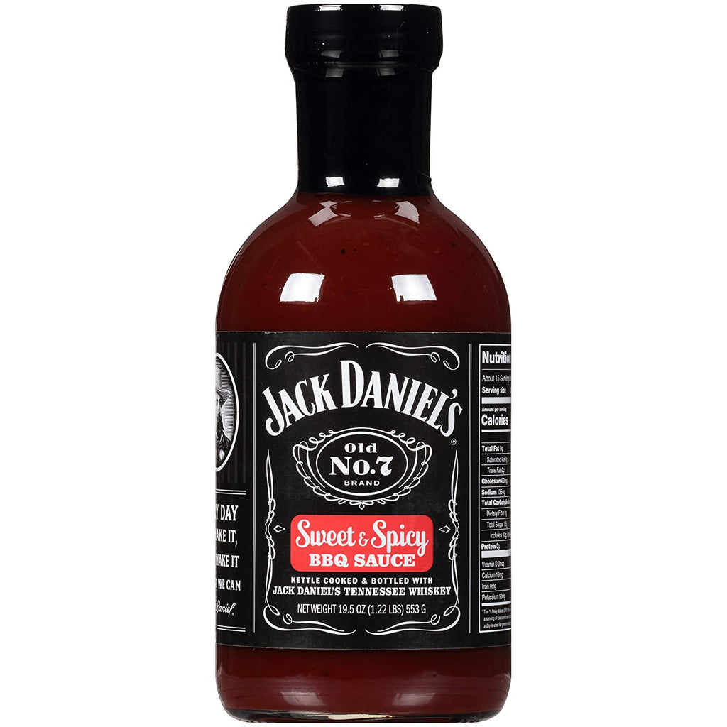 Jack Daniel's Salsa Barbacoa Dulce y Picante 553 gr. - Jack Daniels Salsas - Condimentos y salsas - GOURMANDISE SL - 10.10