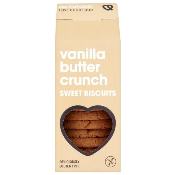 Vanilla Butter Crunch 125 g. - Sin gluten - Kent and Fraser - Galletas - GOURMANDISE SL - 5.20