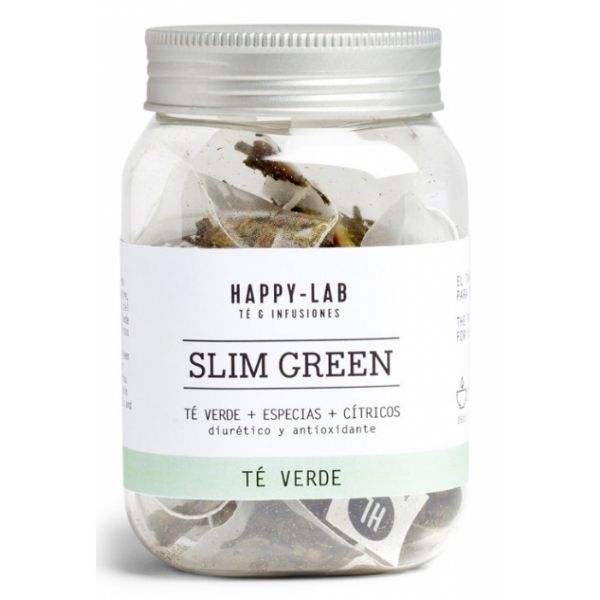 Slim green 14 pirámides - Happy-Lab - Té e infusiones - GOURMANDISE SL - 7.34