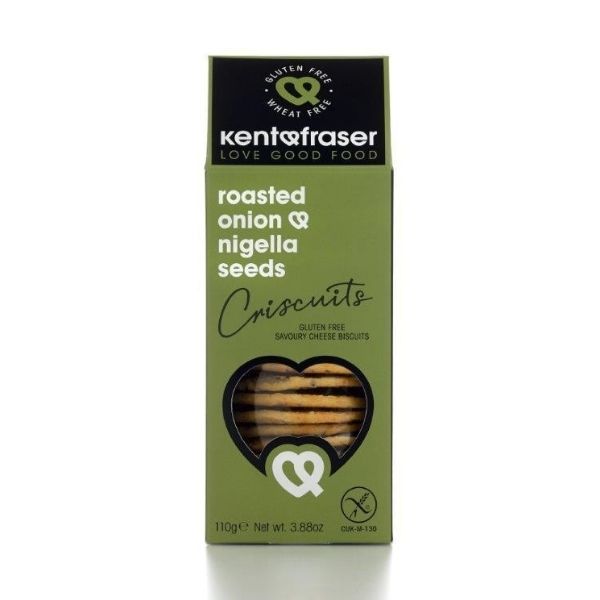 Roasted onion and nigella seed 110 g. - Kent & Fraser - Galletas saladas - GOURMANDISE SL - 5.20