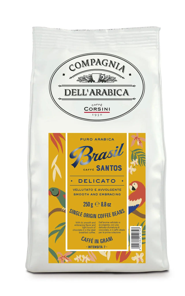 Café Brasil santos grano 250 g. - Compagnia dell'Arabica - Café - GOURMANDISE SL - 10.69