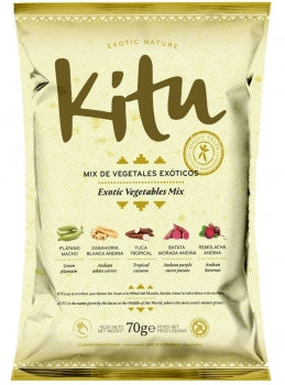 Kitu Mix de Vegetales Exóticos 70 g. - Kitu Snacks - Chips - GOURMANDISE SL - 3.04