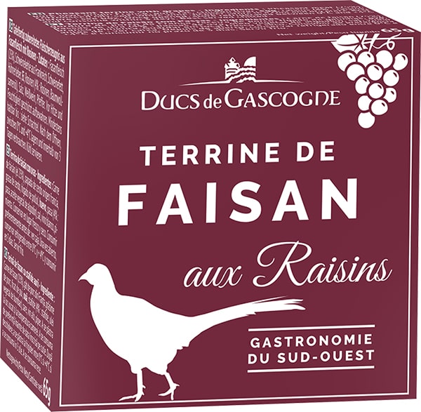 Tarrina faisan con uvas de corinthe 65 g. - Ducs de Gascogne - Foie gras - GOURMANDISE SL - 3.21